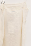 SWAYING 24 Early Spring Silk Suspender Skirt SW-SW25PS2L02-BAI White SW25PS2L02